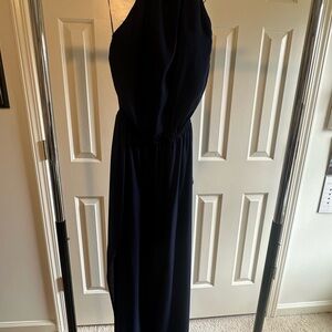 Show Me Your MuMu Navy Halter Maxi Dress